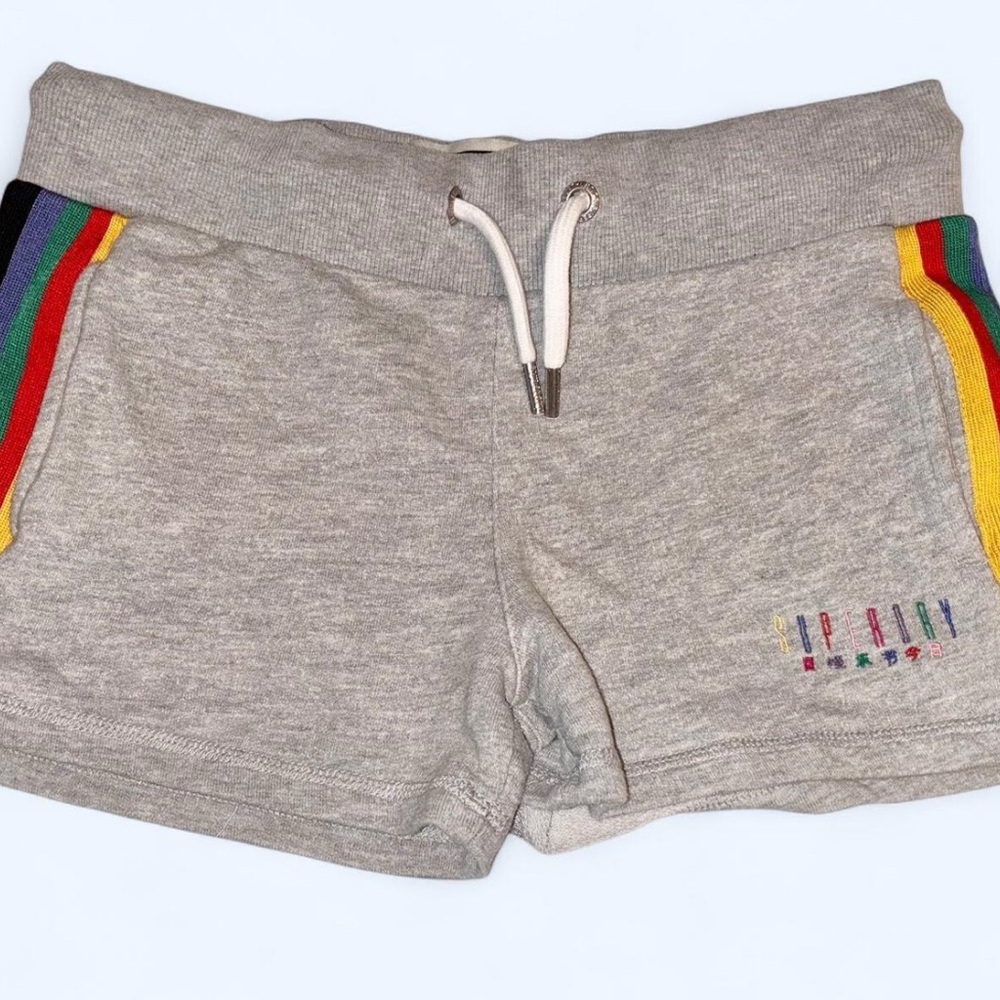 Superdry Gray Apparel with Rainbow Accents